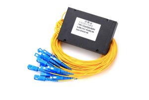 SPLITTER ABS BOX PLC 1X8 LC/UPC PRA FIBRA OPTICA FTTH GL0911003-1X8-LC-UPC