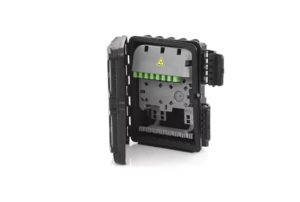 CAJA DE CIERRE DE EMPALME FIBERHOME PARA 20 FUSIONES DE FIBRA ËPTICA EXTERIOR IP65 16 ACOPLADORES SC/APC FDP420A16