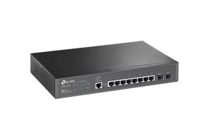 SWITCH TPLINK TL-SG3210 ADMINISTRABLE L2 DE 8 PUERTOS GIGABIT CON 2 RANURAS SFP GIGABIT JETSTREAM PUERTO/MAC/VLAN BASADO EN PROTOCOLO-GARP/GVRP SSH