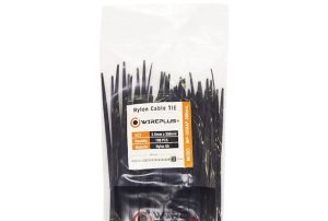 TIRRAP WIREPLUS 3.6MM X 20CM NEGRO X 100UND