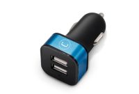 CARGADOR DUAL USB 2.1AMP PARA VEHICULO UNNO TEKNO PW5002BK