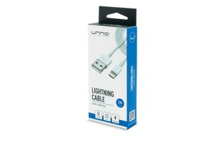 CABLE USB LIGHTNING PARA IPHONE 1,5MTS UNNO TEKNO CB4053WT