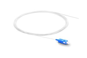 PIGTAIL LANPRO FIBRA ËPTICA MONOMODO G652 SIMPLEX CONECTOR LC CHAQUETA BLANCA PVC 0.9MM 1M LPF12P1000006P1M