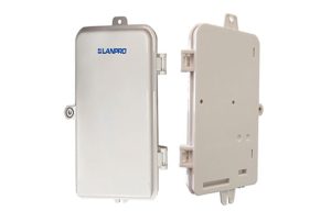CAJA DE PL┴STICO LANPRO ABS PARA TERMINACIËN DE FIBRA ËPTICA TIPO FTTH PARA EXTERIORES PARA 24 CORES CON LLAVE HEX ALLEN LP-F205BOY00