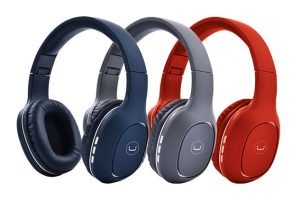 AUDIFONOS UNNO TEKNO OVALA BLUETOOTH 5.0 MANOS LIBRES ROJO HS7408RD
