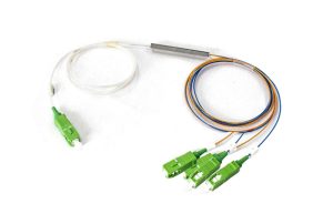 SPLITTER DE FIBRA OPTICA 1X4 PLC SC/APC G657A1