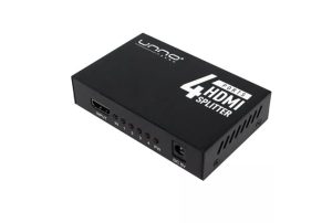 SPLITTER DIVISOR HDMI 4K 2K 1X ENTRADA 4X SALIDAS UNNO TEKNO HB1205BK 5VDC 1AMP
