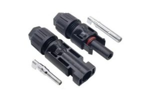 PAR CONECTOR MC4 SOLAR MACHO - HEMBRA CON SELLO DE ANILLO IMPERMEABLE