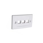 1FACEPLATE RJ45 3 PTOS