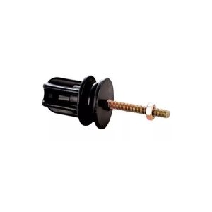 AISLADOR TEMPLADOR HZ CON PERNO 1/4 NEGRO HG-HZ"