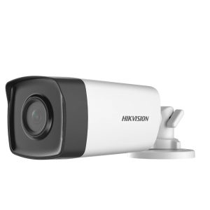CAMARA DE SEGURIDAD TIPO BULLET HIKVISION METALICA EXTERIOR IP67 2MP 2.8MM 1920Î1080 DS-2CE17D0T-IT1F TVI/AHD/CVI/CVBS VISION NOCTURNA IR 20M