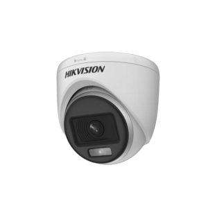 CAMARA DOMO HIKVISION COLORVU DS-2CE70DF0T-PF TURBOHD 2 MP/ IMAGEN A COLOR 24/7 /LENTE 2.8 MM/ LUZ BLANCA 20MTS/ EXTERIOR IP67/ TVI-AHD-CVI-CVBS DWDR