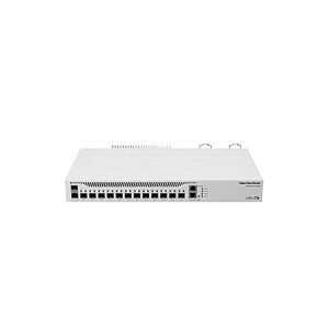 CLOUD CORE ROUTER MIKROTIK CCR2004-1G-12S+2XS 12 PUERTOS 10G SFP+ 2 PUERTOS 25G SFP28 CPU AL32400 4 NUCLEOS 1.70GHZ 4GB RAM 1X GIGABIT 2X FUENTES
