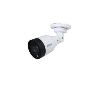 CAMARA DAHUA IP TIPO BALA EXTERIOR 2MP LENTE 2.8MM FULL COLOR H.265 LUZ BLANCA DE 15 MTS POE DWDR IP67 DH-IPC-HFW1239S1-LED-0280B-S5