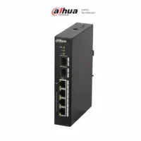 SWITCH  GIGABIT DAHUA DH-PFS3106-4T 4X ETHERNET GIGABIT 1X FAST ETHERNET 1X SFP 1.25GB INDUSTRIAL METAL  DH-PFS3106-4T