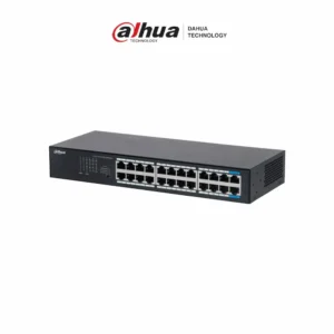 SWITCH DAHUA DH-S3024-24GT 24 PUERTOS ETHERNET GIGABIT METALICO MONTAJE EN RED, PARED Y ESCRITORIO DH-S3024-24GT