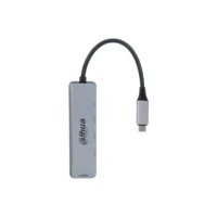 ADAPTADOR METALICO DAHUA 5 EN 1 USB 3.1 TIPO C A 3XUSB 3.0 + 1XHDMI + 1XPD DOCKING STATION PLUG AND PLAY MODELO DH-TC35