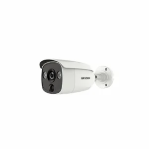 CAMARA BULLET PIR HIKVISION DS-2CE12H0T-PIRLO 5MP IP67 LENTE 2.8MM DETECCIÓN PIR, ALARMA DE LUZ ESTROBOSCÓPICA Y SALIDA DE ALARMA DS-2CE12H0T-PIRLO
