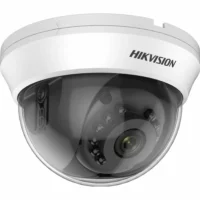CAMARA TIPO DOMO FIJA HIKVISION DS-2CE56H0T-IRMMF(C) 5MP LENTE 2.8MM SMART IR 20MTS  SWITCHABLE TVI/AHD/CVI/CVBS 12 VDC  DS-2CE56H0T-IRMMF(C)