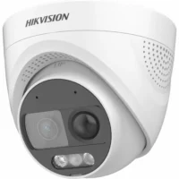 CAMARA TIPO DOMO HIKVISION DS-2CE72DF3T-PIRXOS 2MP COLORVU PIR SIRENA AUDIO LENTO 2.8MM IP67 DETENCION HUMANA  DS-2CE72DF3T-PIRXOS