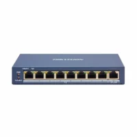 SWITCH POE HIKVISION DS-3E1309P-EI 8X FAST ETHERNET POE 300MTS 802.1Q VLAN STP/RSTP  DS-3E1309P-EI