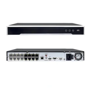 NVR HIKVISION 16CH POE RJ45 IEEE 802.3 AF/AT 8MP 4K DS-7616NI-Q2/16P 2X SATA HDMI VGA TCP/IP DHCP ALARMA DETENCION DE MOVIMIENTO 2.0  DS-7616NI-Q2/16P