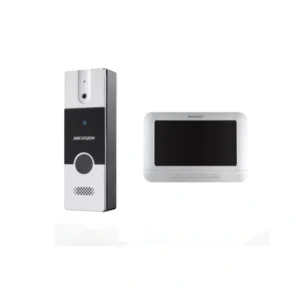 KIT DE VIDEO PORTERO HIKVISION DS-KIS202T CAMARA 2MP AUDIO BIDIRECCIONAL PANTALLA LCD 7" APERTURA PARA PUERTAS DS-KIS202T