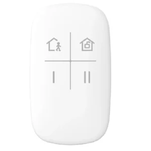 CONTROL REMOTO LLAVERO INALAMBRICO HIKVISION DS-PKF1-WB ARMADO Y DESARMADO TECLAS CON FUNCIONES PROGRAMABLES BATERÍA DE 3V / 1 X CR2032  DS-PKF1-WB