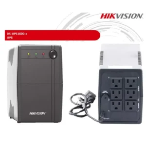 UPS HIKVISION 1000VA / 600W / PROTECCIÓN CONTRA SOBRECARGA Y DESCARGA / ENTRADA Y SALIDA 120 VCA / 6 TOMAS NEMA 5-15R DS-UPS1000-X