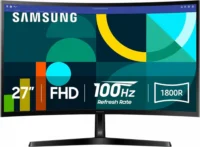 SAMSUNG MONITOR ESSENTIAL 27" FHD CURVED 100Hz  LS27D366GANXZA