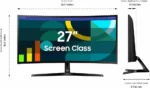 SAMSUNG MONITOR ESSENTIAL 27 FHD CURVED 100Hz 3