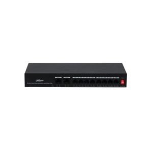 SWITCH POE DAHUA DH-PFS3010-8ET-65 10 PUERTOS FAST ETHERNET CON 8 PUERTOS POE 65W 802.3AF Y 802.3AT