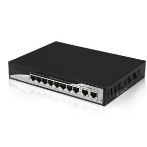 SWITCH POE GIGABIT STC STC-S0208P 10 PUERTOS ETHERNET 8 PUERTOS POE